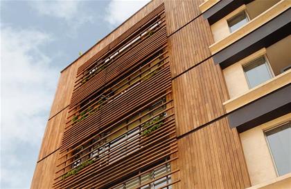 اجرای نمای فایبر سمنت