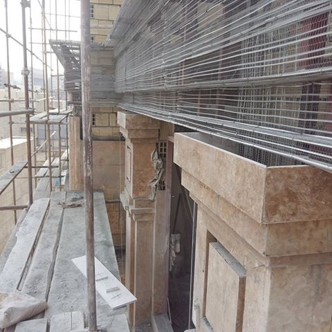 پیمانکار نما . زیر سازی در اجرای نمای ساختمان