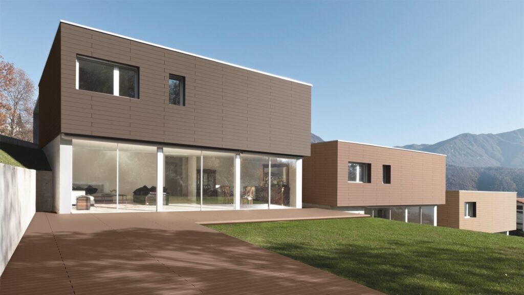 اجرای نمای سمنت برد