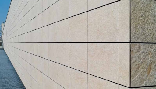 اجرای نمای سرامیک خشک